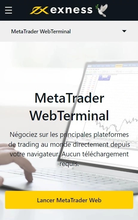 Comment Commencer à Trader avec le Terminal Web Exness